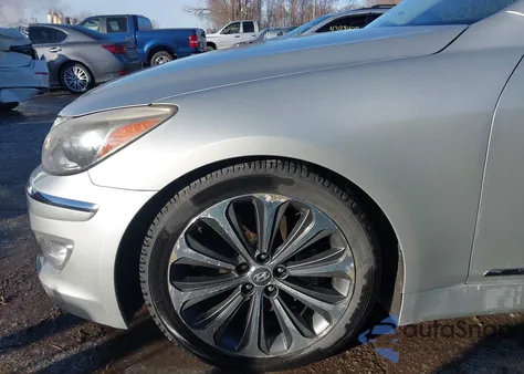 2012 Hyundai Genesis 5.0 R-Spec z USA, uszkodzony, nr VIN KMHGC4DH4CU168830